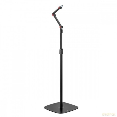 Stojak na mikrofon metalowy, MC-337 regulowana wysokość 626-1694 mm, 1 kg max [UCHWYT]