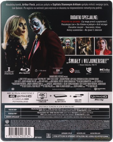 Joker: Folie a deux (steelbook) [Blu-Ray 4K]+[Blu-Ray]