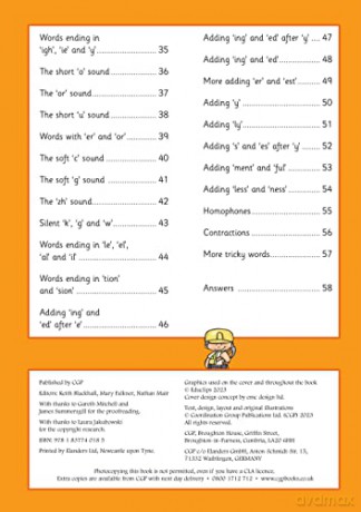 10 Minutes a Day Spelling for Ages 5-7 (with reward stickers) (CGP KS1 Activity Books and Cards) - CGP Books [KSIĄŻKA]