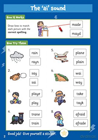10 Minutes a Day Spelling for Ages 5-7 (with reward stickers) (CGP KS1 Activity Books and Cards) - CGP Books [KSIĄŻKA]