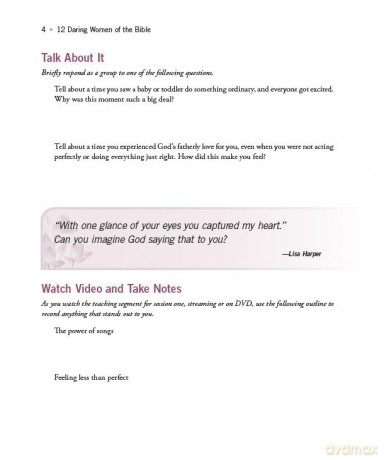 12 Daring Women of the Bible Study Guide plus Streaming Video: Real Women, Real Trials, Real Triumphs - Lisa Harper [KSIĄŻKA]