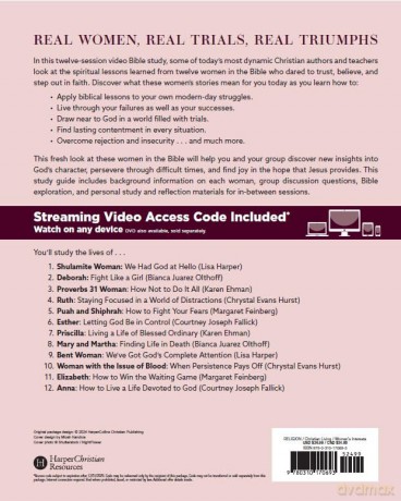 12 Daring Women of the Bible Study Guide plus Streaming Video: Real Women, Real Trials, Real Triumphs - Lisa Harper [KSIĄŻKA]