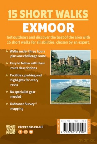 15 Short Walks on Exmoor - Steve Davison [KSIĄŻKA]