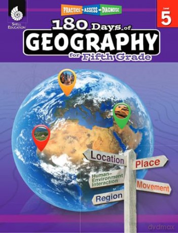 180 Days of Geography for Fifth Grade: Practice, Assess, Diagnose (180 Days of Practice) - Kristin Kemp [KSIĄŻKA]