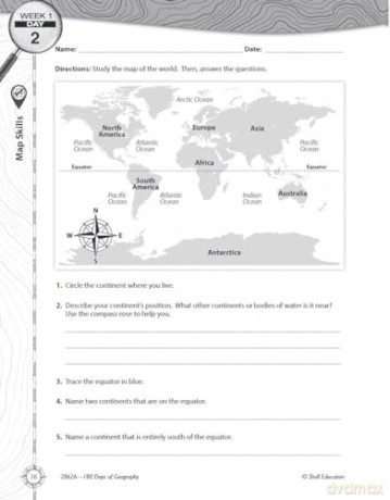 180 Days of Geography for Fifth Grade: Practice, Assess, Diagnose (180 Days of Practice) - Kristin Kemp [KSIĄŻKA]
