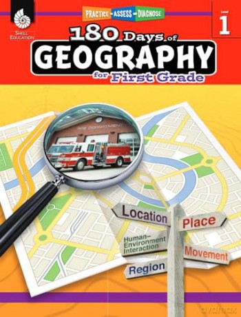 180 Days of Geography for First Grade: Practice, Assess, Diagnose (180 Days of Practice) - Rane Anderson [KSIĄŻKA]