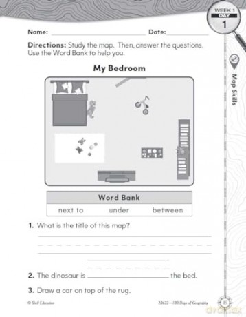 180 Days of Geography for First Grade: Practice, Assess, Diagnose (180 Days of Practice) - Rane Anderson [KSIĄŻKA]