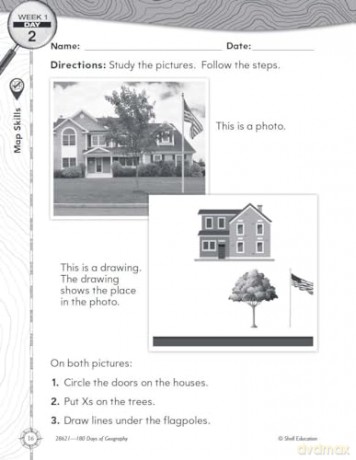 180 Days of Geography for Kindergarten: Practice, Assess, Diagnose (180 Days of Practice) - Jessica Hathaway [KSIĄŻKA]