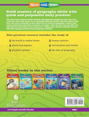 180 Days of Geography for Kindergarten: Practice, Assess, Diagnose (180 Days of Practice) - Jessica Hathaway [KSIĄŻKA]