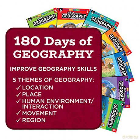 180 Days of Geography for Kindergarten: Practice, Assess, Diagnose (180 Days of Practice) - Jessica Hathaway [KSIĄŻKA]