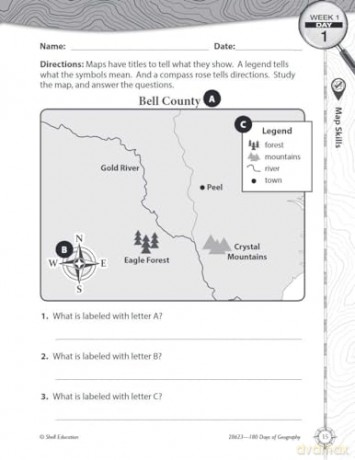 180 Days of Geography for Second Grade: Practice, Assess, Diagnose (180 Days of Practice) - Melissa Callaghan [KSIĄŻKA]