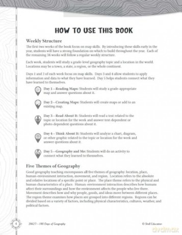 180 Days of Geography for Sixth Grade: Practice, Assess, Diagnose (180 Days of Practice) - Jennifer Edgerton [KSIĄŻKA]
