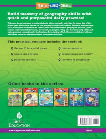 180 Days of Geography for Sixth Grade: Practice, Assess, Diagnose (180 Days of Practice) - Jennifer Edgerton [KSIĄŻKA]