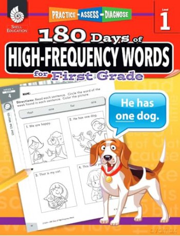 180 Days of High-Frequency Words for First Grade: Practice, Assess, Diagnose (180 Days of Practice) - Jodene Smith [KSIĄŻKA]