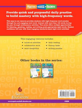 180 Days of High-Frequency Words for First Grade: Practice, Assess, Diagnose (180 Days of Practice) - Jodene Smith [KSIĄŻKA]