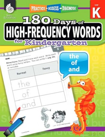 180 Days of High-Frequency Words for Kindergarten: Practice, Assess, Diagnose (180 Days of Practice) - Jesse Hathaway [KSIĄŻKA]