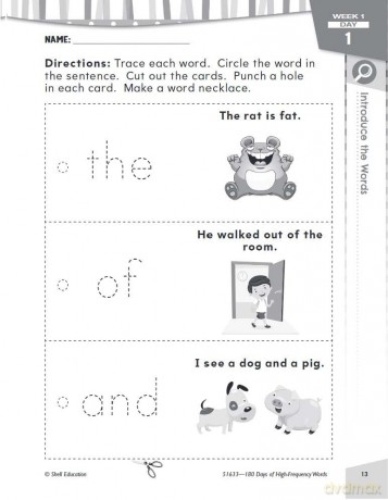 180 Days of High-Frequency Words for Kindergarten: Practice, Assess, Diagnose (180 Days of Practice) - Jesse Hathaway [KSIĄŻKA]