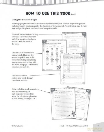 180 Days of High-Frequency Words for Second Grade: Practice, Assess, Diagnose (180 Days of Practice) - Adair Solomon [KSIĄŻKA]