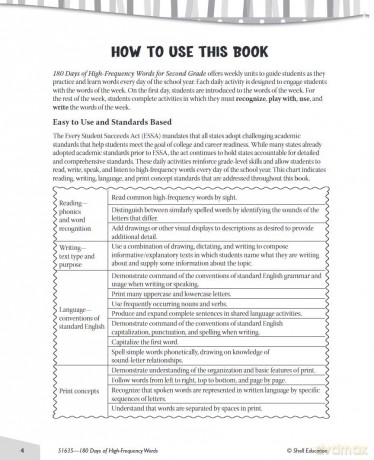180 Days of High-Frequency Words for Second Grade: Practice, Assess, Diagnose (180 Days of Practice) - Adair Solomon [KSIĄŻKA]