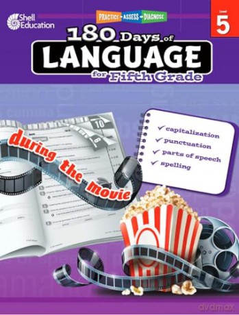180 Days of Language for Fifth Grade: Practice, Assess, Diagnose (180 Days of Practice) - Suzanne I. Barchers [KSIĄŻKA]