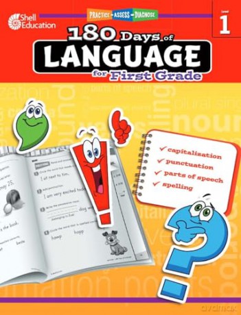 180 Days of Language for First Grade: Practice, Assess, Diagnose (180 Days of Practice) - Christine Dugan [KSIĄŻKA]
