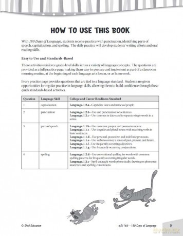 180 Days of Language for First Grade: Practice, Assess, Diagnose (180 Days of Practice) - Christine Dugan [KSIĄŻKA]
