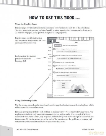 180 Days of Language for Fourth Grade: Practice, Assess, Diagnose (180 Days of Practice) - Suzanne I. Barchers [KSIĄŻKA]