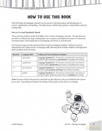 180 Days of Language for Fourth Grade: Practice, Assess, Diagnose (180 Days of Practice) - Suzanne I. Barchers [KSIĄŻKA]