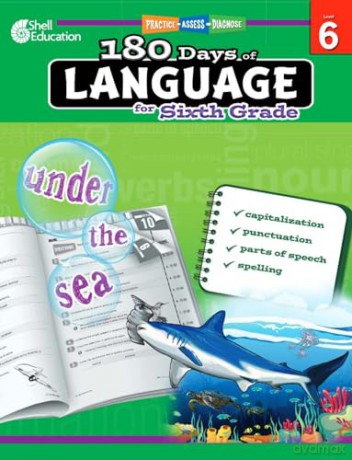180 Days of Language for Sixth Grade: Practice, Assess, Diagnose (180 Days of Practice) - Suzanne I. Barchers [KSIĄŻKA]