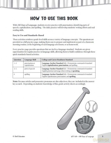 180 Days of Language for Third Grade: Practice, Assess, Diagnose (180 Days of Practice) - Christine Dugan [KSIĄŻKA]