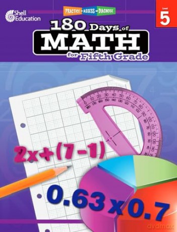 180 Days of Math for Fifth Grade: Practice, Assess, Diagnose (180 Days of Practice) - Jodene Smith [KSIĄŻKA]