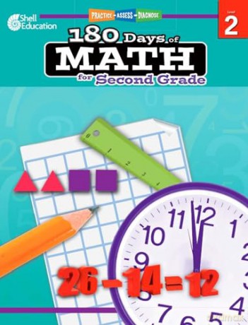 180 Days of Math for Second Grade: Practice, Assess, Diagnose (180 Days of Practice) - Jodene Smith [KSIĄŻKA]