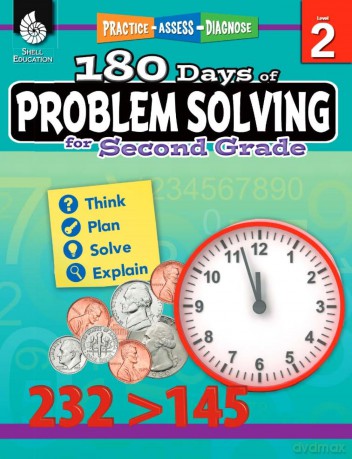 180 Days of Problem Solving for Second Grade: Practice, Assess, Diagnose (180 Days of Practice) - Donna Ventura [KSIĄŻKA]