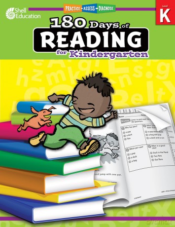 180 Days of Reading for Kindergarten: Practice, Assess, Diagnose (180 Days of Practice) - Suzanne I. Barchers [KSIĄŻKA]