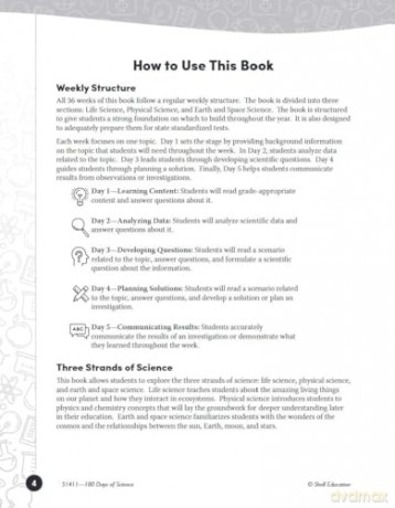 180 Days of Science for Fifth Grade: Practice, Assess, Diagnose (180 Days of Practice) - Lauren Homayoun [KSIĄŻKA]