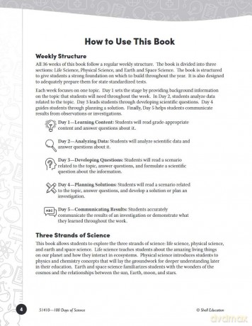180 Days of Science for Fourth Grade: Practice, Assess, Diagnose (180 Days of Practice) - Lauren Homayoun [KSIĄŻKA]