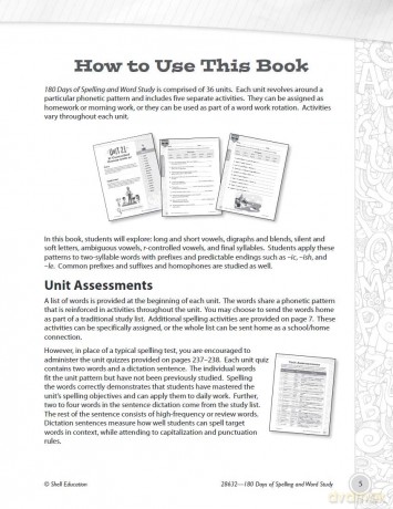 180 Days of Spelling and Word Study for Fourth Grade: Practice, Assess, Diagnose (180 Days of Practice) - Shireen Pesez Rhoades [KSIĄŻKA]