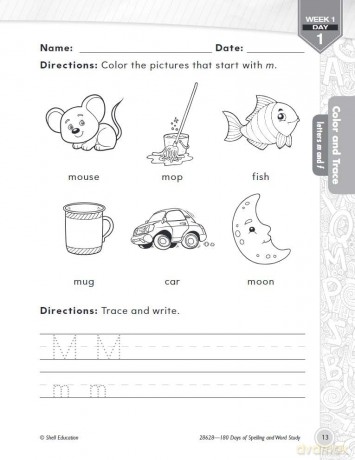 180 Days of Spelling and Word Study for Kindergarten: Practice, Assess, Diagnose (180 Days of Practice) - Shireen Pesez Rhoades [KSIĄŻKA]