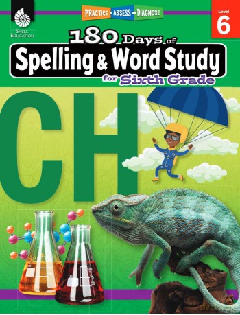 180 Days of Spelling and Word Study for Sixth Grade: Practice, Assess, Diagnose (180 Days of Practice) - Shireen Pesez Rhoades [KSIĄŻKA]