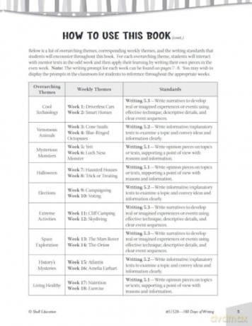 180 Days of Writing for Fifth Grade: Practice, Assess, Diagnose (180 Days of Practice) - Torrey Maloof [KSIĄŻKA]