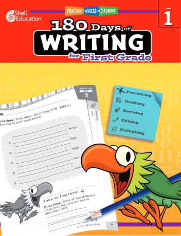 180 Days of Writing for First Grade: Practice, Assess, Diagnose (180 Days of Practice) - Jodene Smith [KSIĄŻKA]