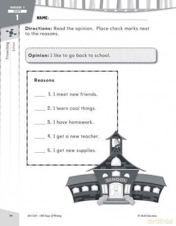 180 Days of Writing for First Grade: Practice, Assess, Diagnose (180 Days of Practice) - Jodene Smith [KSIĄŻKA]