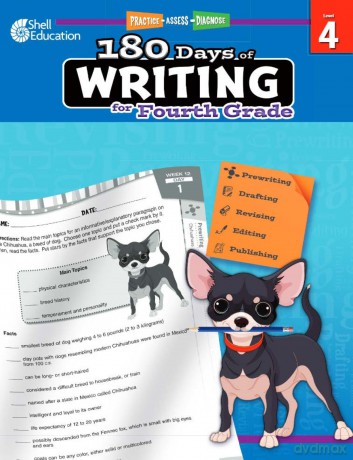 180 Days of Writing for Fourth Grade: Practice, Assess, Diagnose (180 Days of Practice) - Kristin Kemp [KSIĄŻKA]