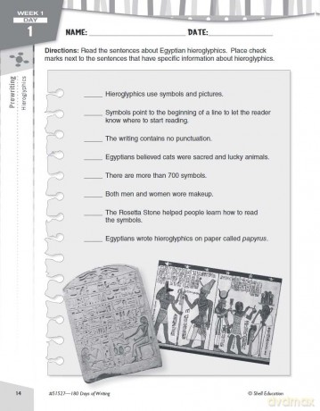180 Days of Writing for Fourth Grade: Practice, Assess, Diagnose (180 Days of Practice) - Kristin Kemp [KSIĄŻKA]
