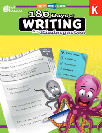 180 Days of Writing for Kindergarten: Practice, Assess, Diagnose (180 Days of Practice) - Tracy Pearce [KSIĄŻKA]