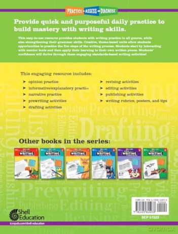 180 Days of Writing for Kindergarten: Practice, Assess, Diagnose (180 Days of Practice) - Tracy Pearce [KSIĄŻKA]