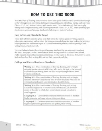 180 Days of Writing for Kindergarten: Practice, Assess, Diagnose (180 Days of Practice) - Tracy Pearce [KSIĄŻKA]