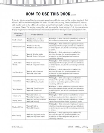 180 Days of Writing for Second Grade: Practice, Assess, Diagnose (180 Days of Practice) - Brenda Van Dixhorn [KSIĄŻKA]
