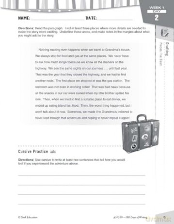 180 Days of Writing for Sixth Grade: Practice, Assess, Diagnose (180 Days of Practice) - Wendy Conklin [KSIĄŻKA]