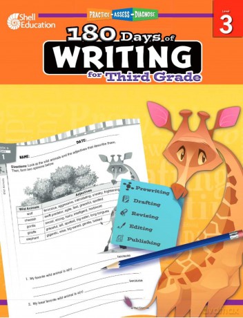180 Days of Writing for Third Grade: Practice, Assess, Diagnose (180 Days of Practice) - Kristi Sturgeon [KSIĄŻKA]